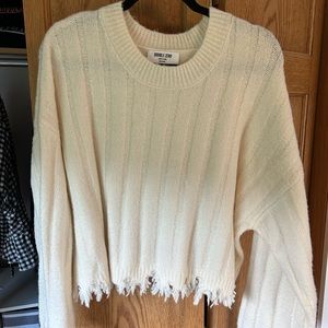 forever 21 distressed sweater